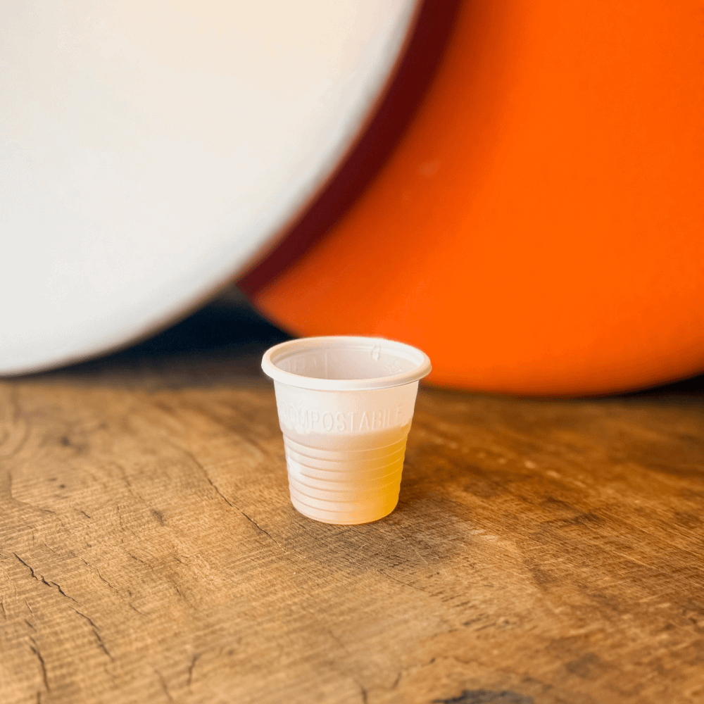Bicchierini in CPLA biodegradabili per uso professionale – 80 ml