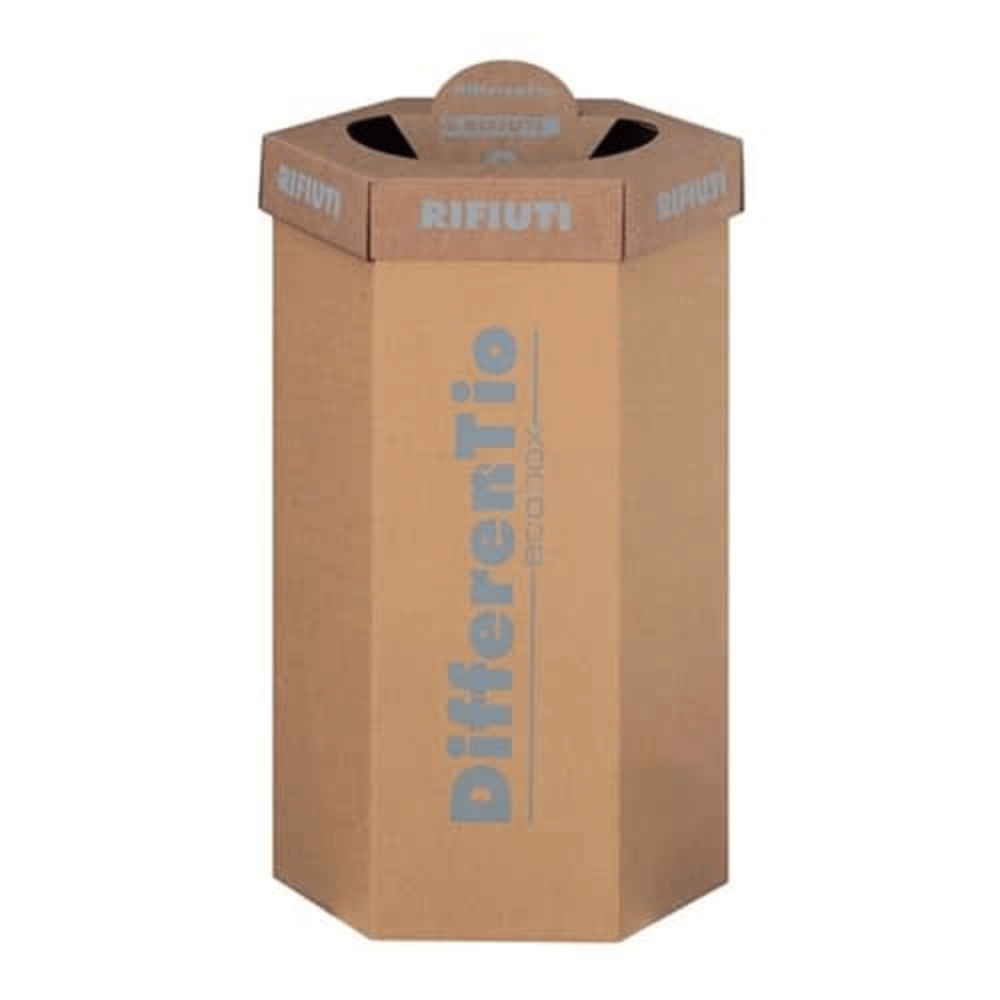 ICS - Bidone Immondizia 'recycling' - Lt. 50 Coperchio Col. Giallo