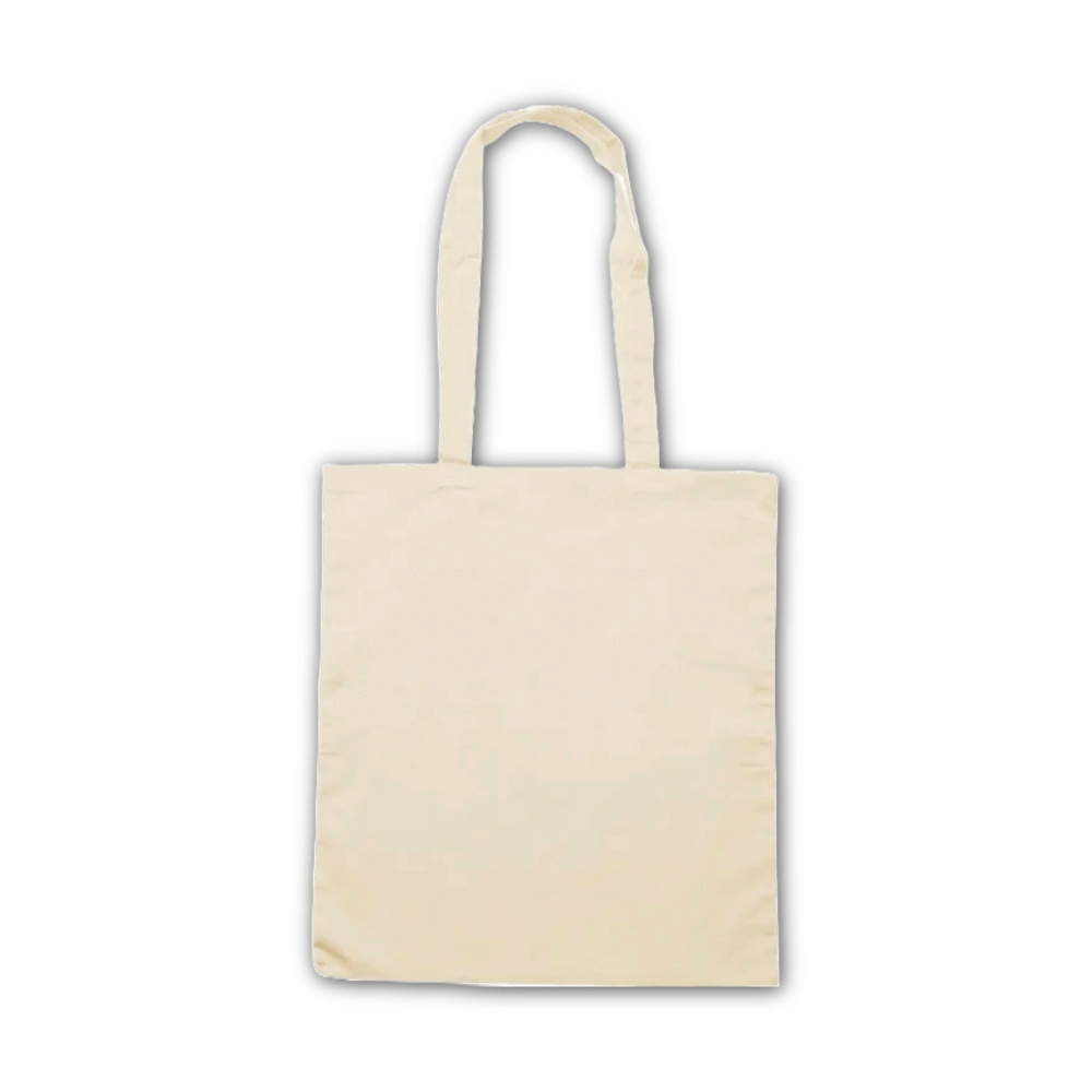 5 Borse Shopper In Cotone Riciclato: 38x42 Cm - 180g/m² - Manici Lunghi 70 Cm (Pacco Da 5)