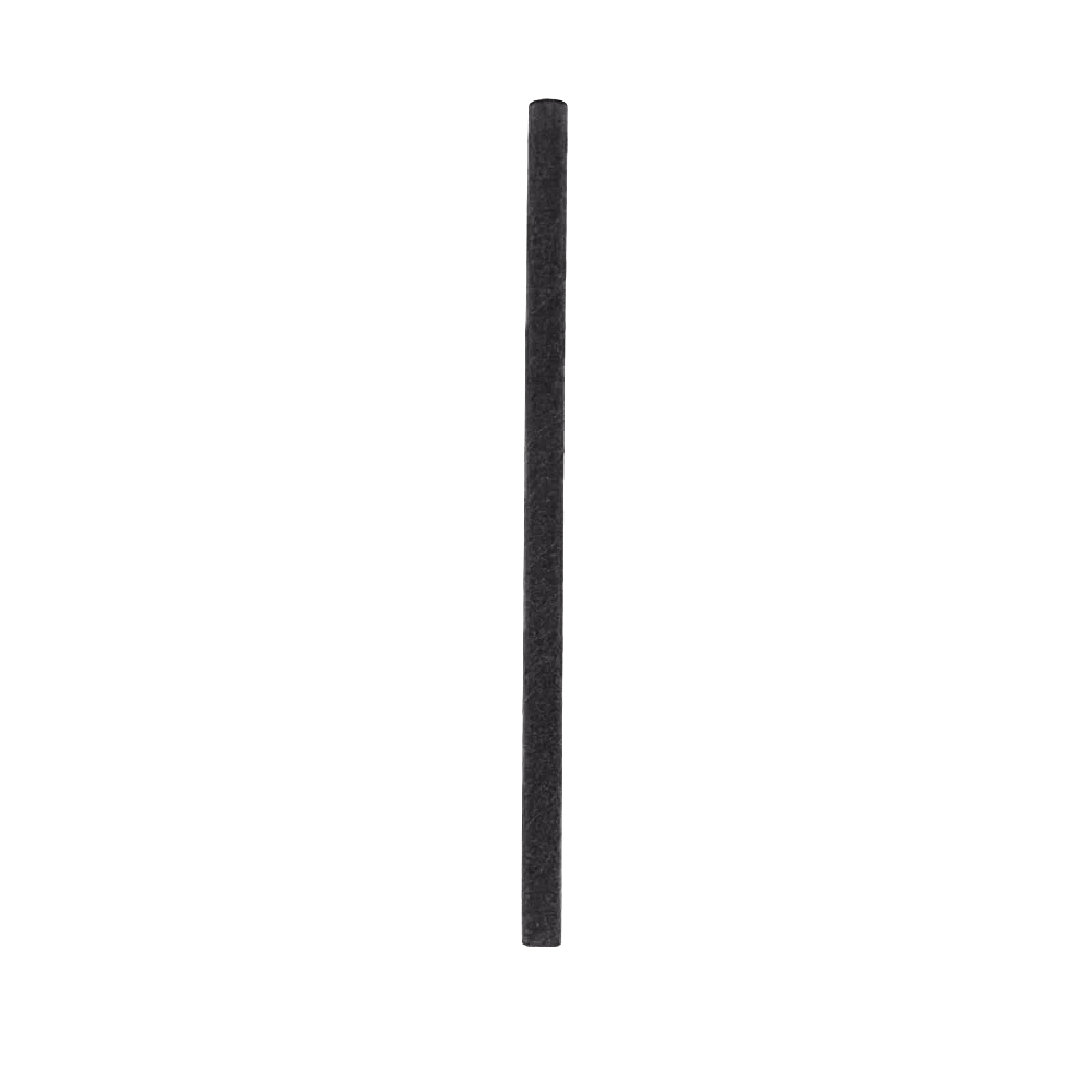 Cannucce di carta nere corte, lunghezza 15 cm, confezione da 250 pezzi.