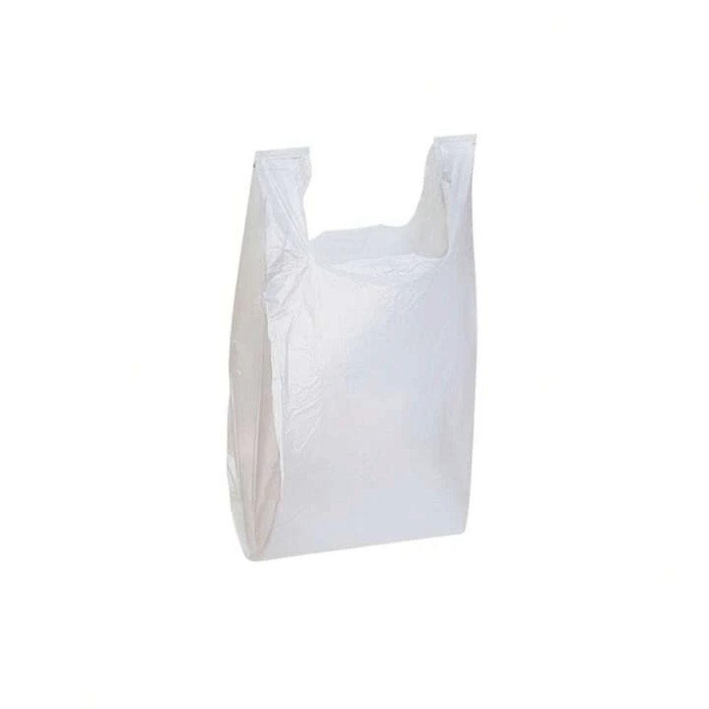 Shopper in Materbi bianca media, plastic free e sicura