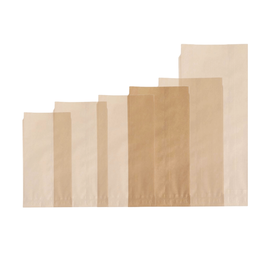 Sacchetti compostabili e biodegradabili, 100% vegetali.