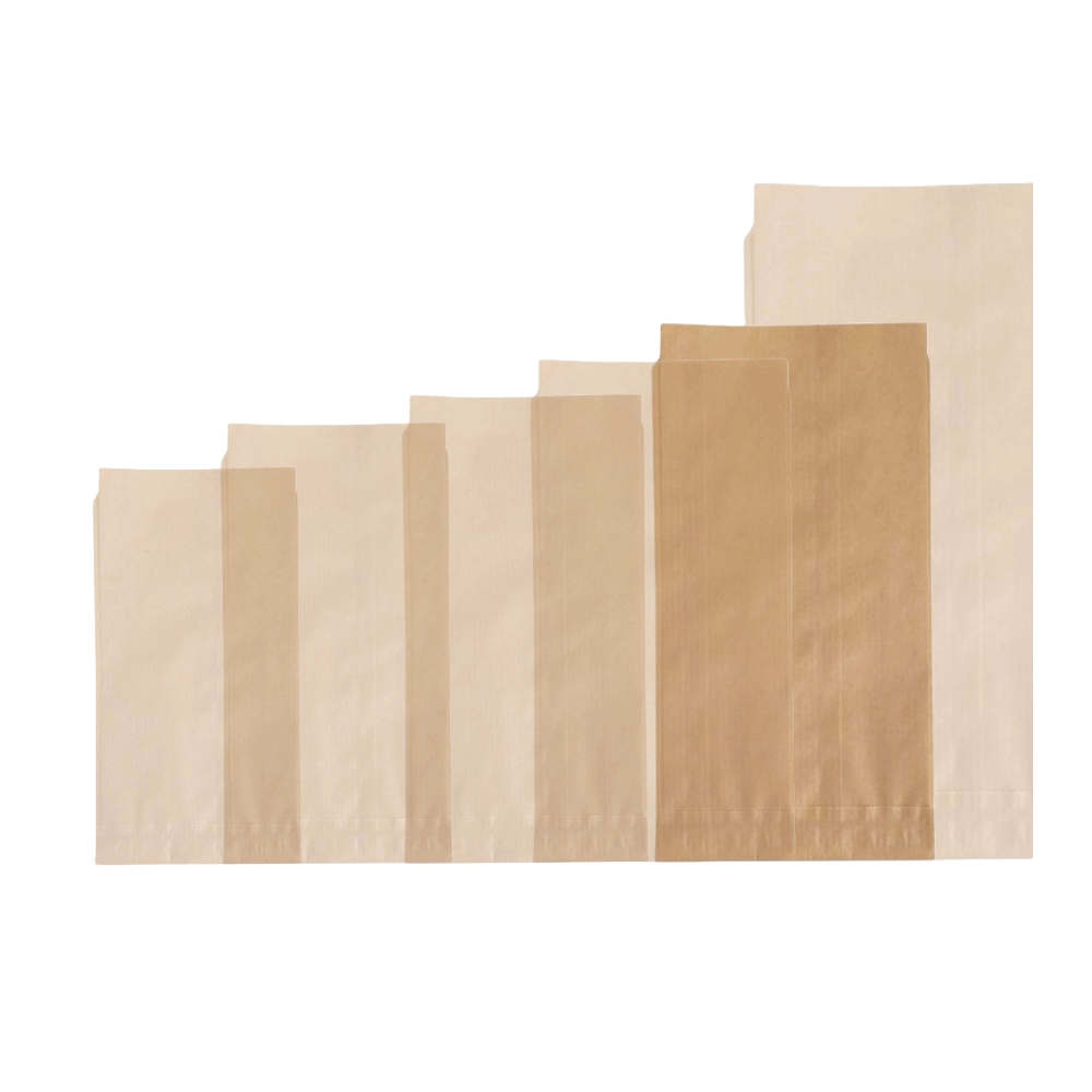 Sacchetti alimentari compostabili e biodegradabili, certificati Uni En 13432.