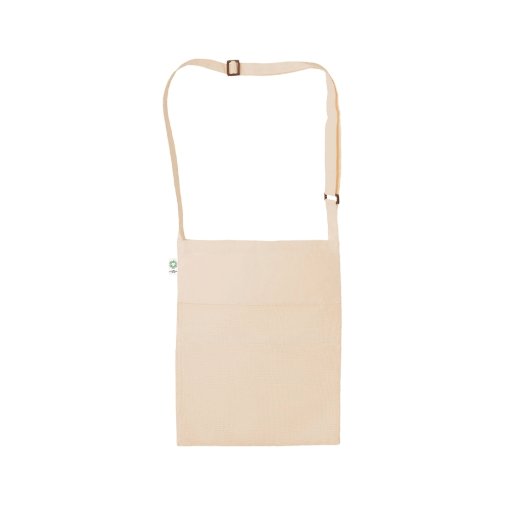 Shopper borse cotone biologico con tracolla 39x49 cm