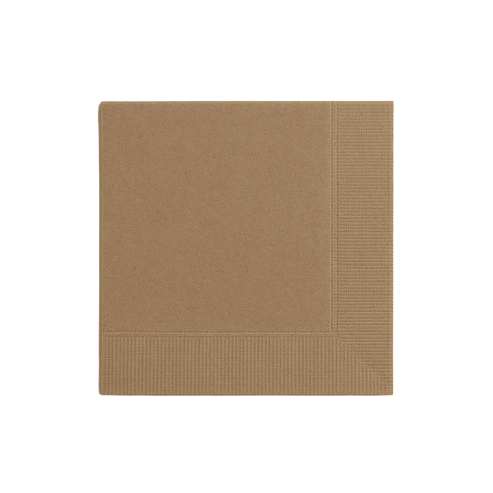 Tovaglioli ovatta color Tortora 25x25cm