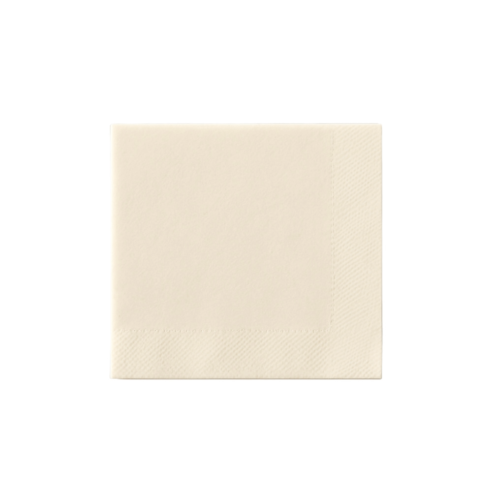 Tovaglioli ristorante 1 velo compostabili avorio 40x40 cm