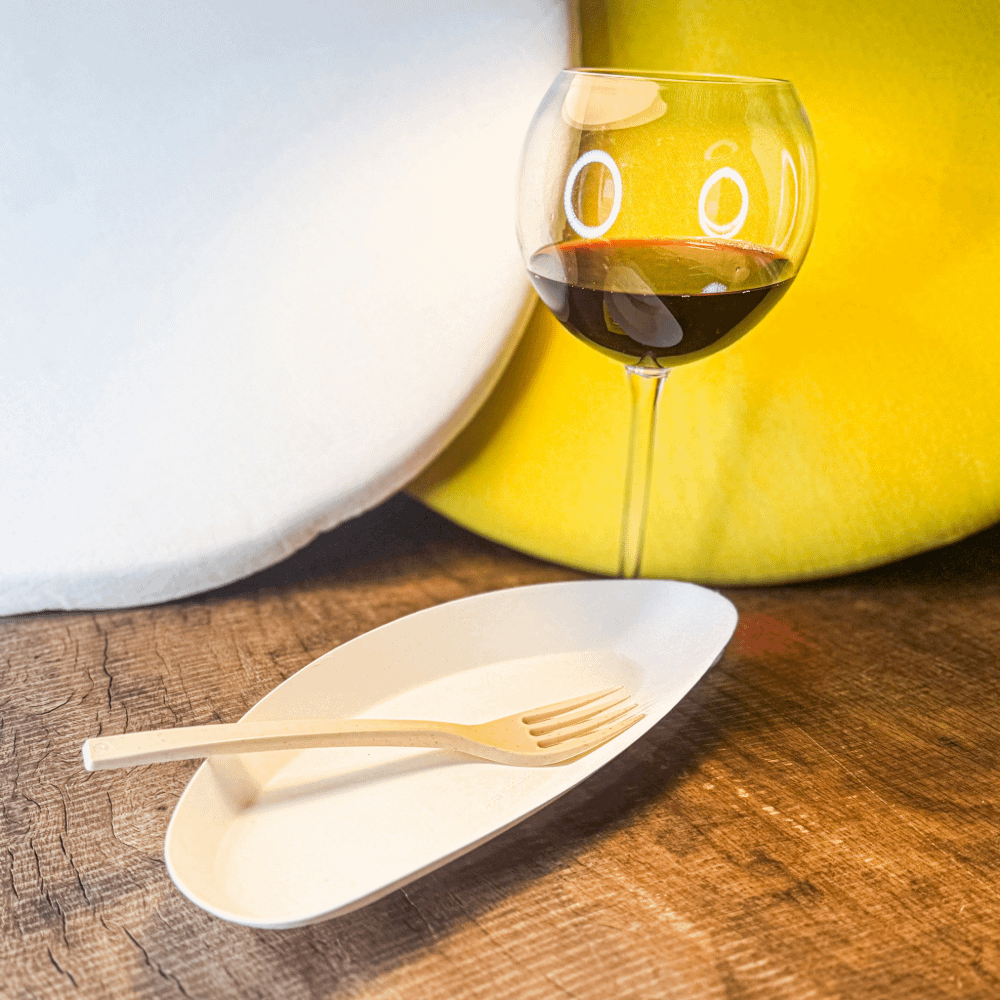 Vassoietto ecologico biodegradabile in polpa ovale da 25 cm – 100 pz