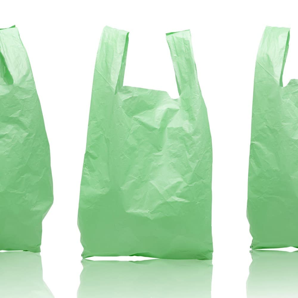 Shopper medie verdi biodegradabili, plastic free e sicure