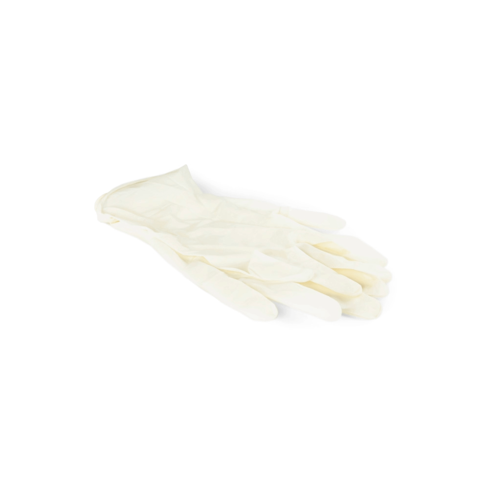 Gants jetables en latex blanc taille S 100 pcs