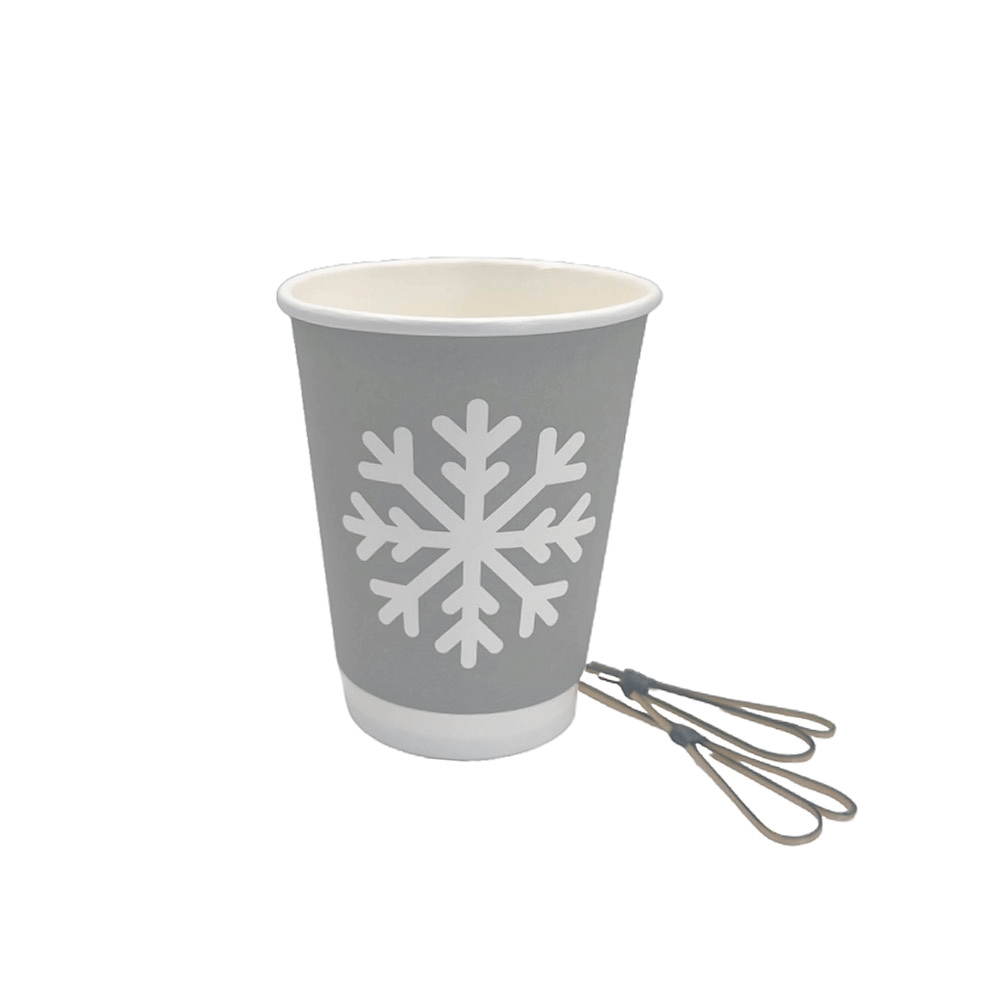 Set 6 Bicchieri Termici Gerlach Flow | Doppia Parete 350 Ml | Vetro Borosilicato Lavastoviglie