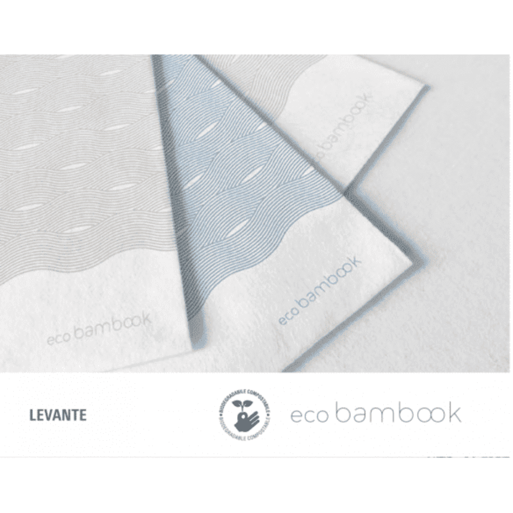 Nappe compostable et biodégradable en bambou naturel.