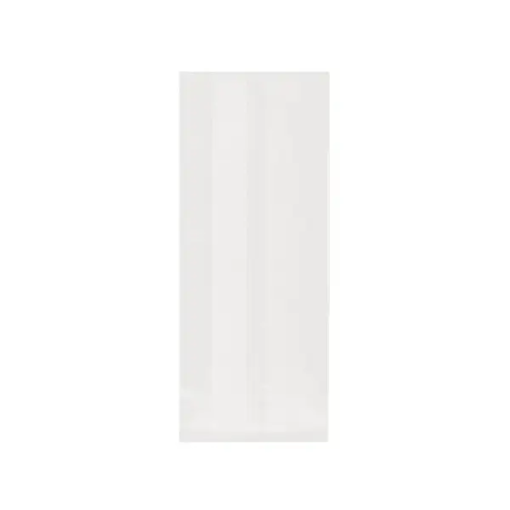 Petits sachets alimentaires transparents en NatureFlex™ 80+50x250 mm, compostables et biodégradables.