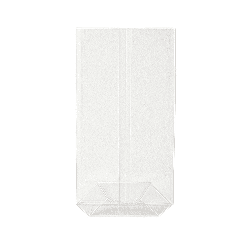 Natureflex™ Clear Food Pouches 90+60x280 mm, compostables et biodégradables, certifiés sans plastique.