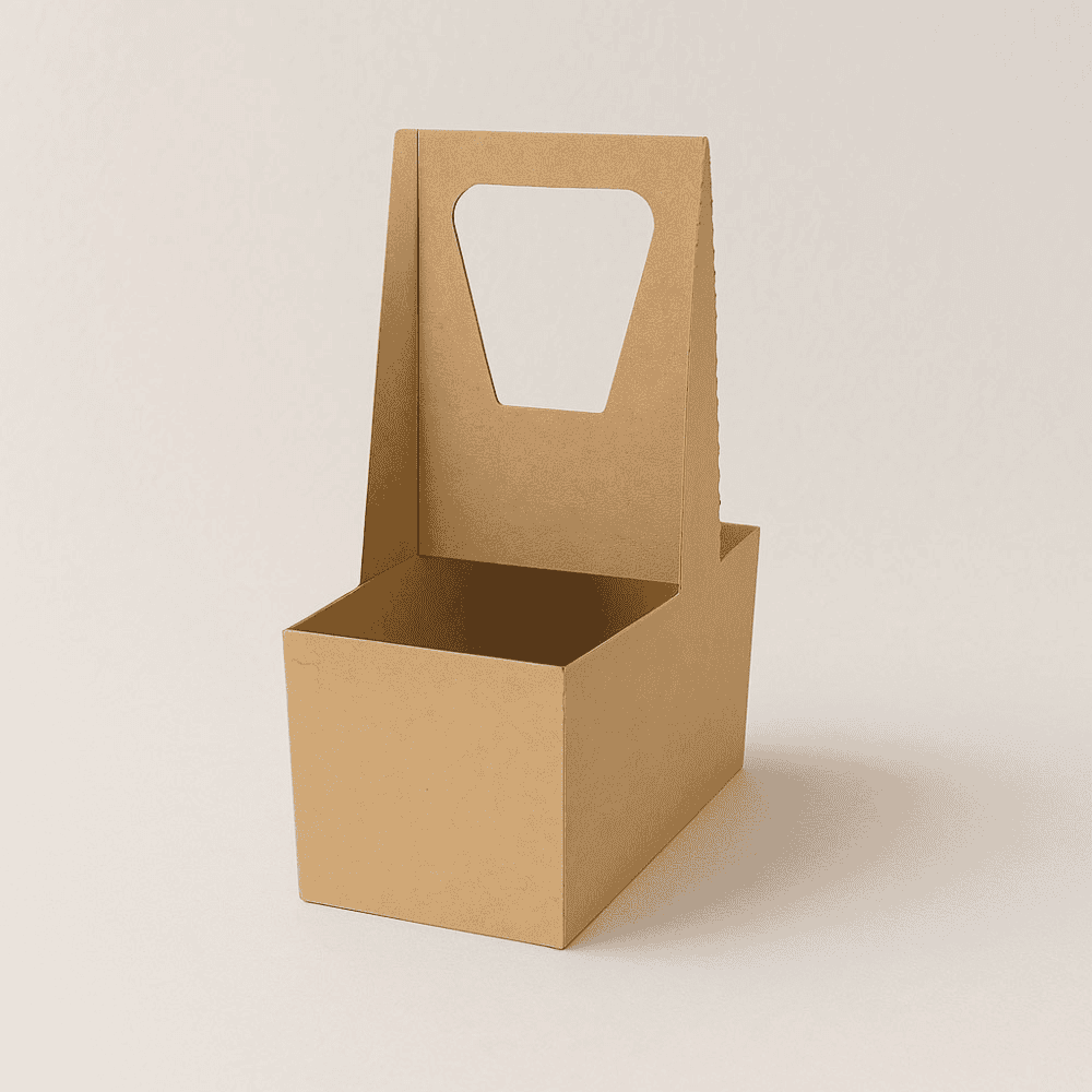 Portabicchieri da asporto due posti 18x8x24 cm 200 pz - immagine 3