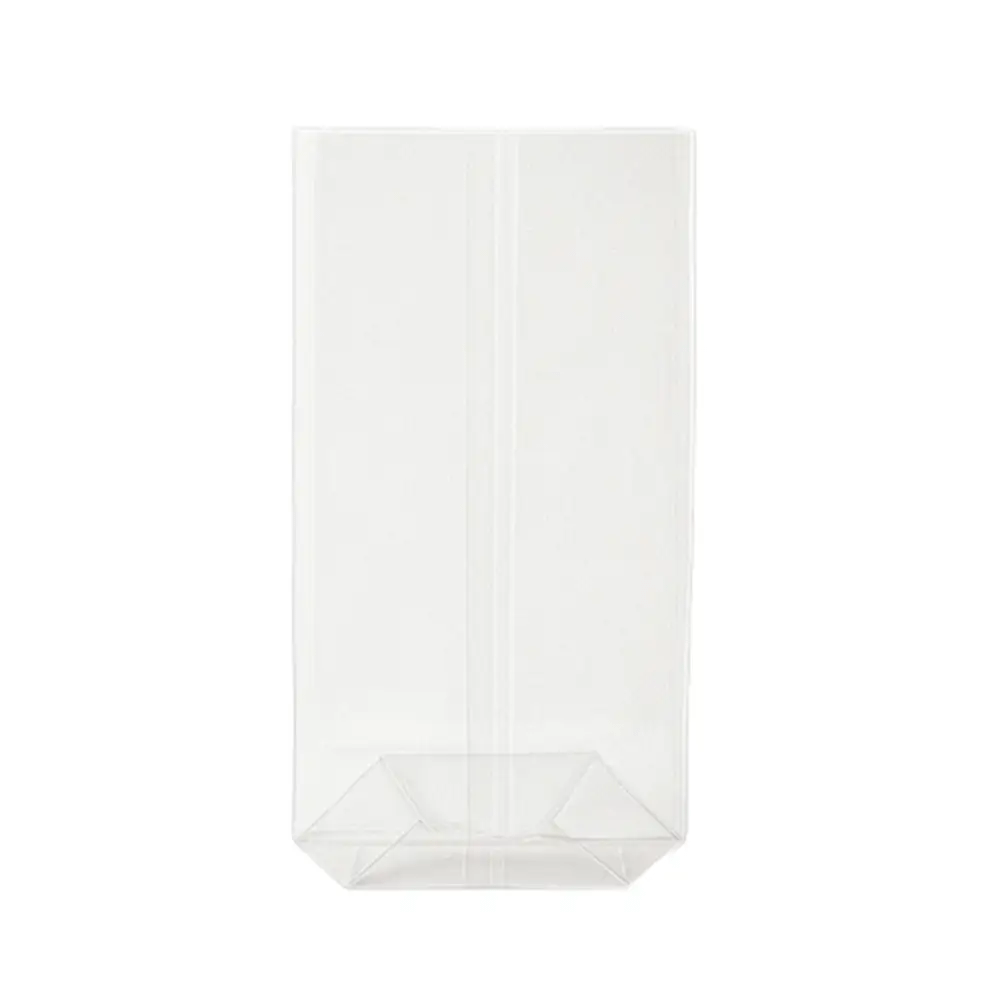 Sacs alimentaires transparents en Natureflex compostables 60+50x200 mm pour emballage alimentaire 100 pièces