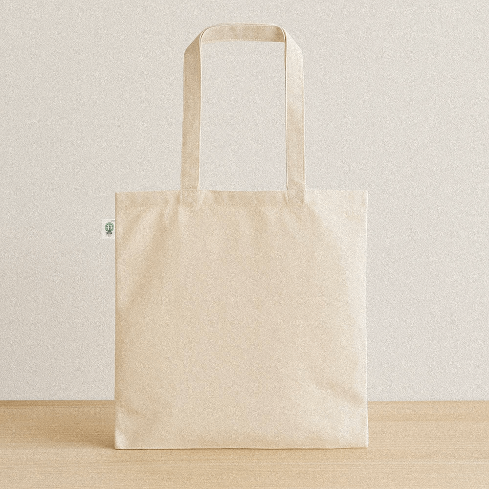 Sacs en coton à longues poignées, réutilisables et spacieux, parfaits pour le shopping et événements.