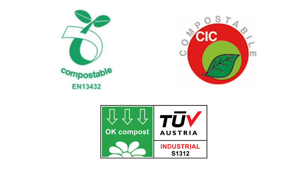 simboli di compostabile