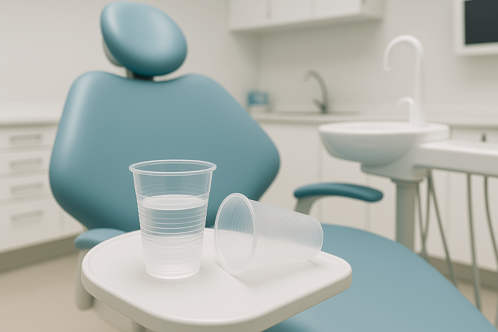 Bicchieri monouso compostabili ed Ecologici per Dentisti