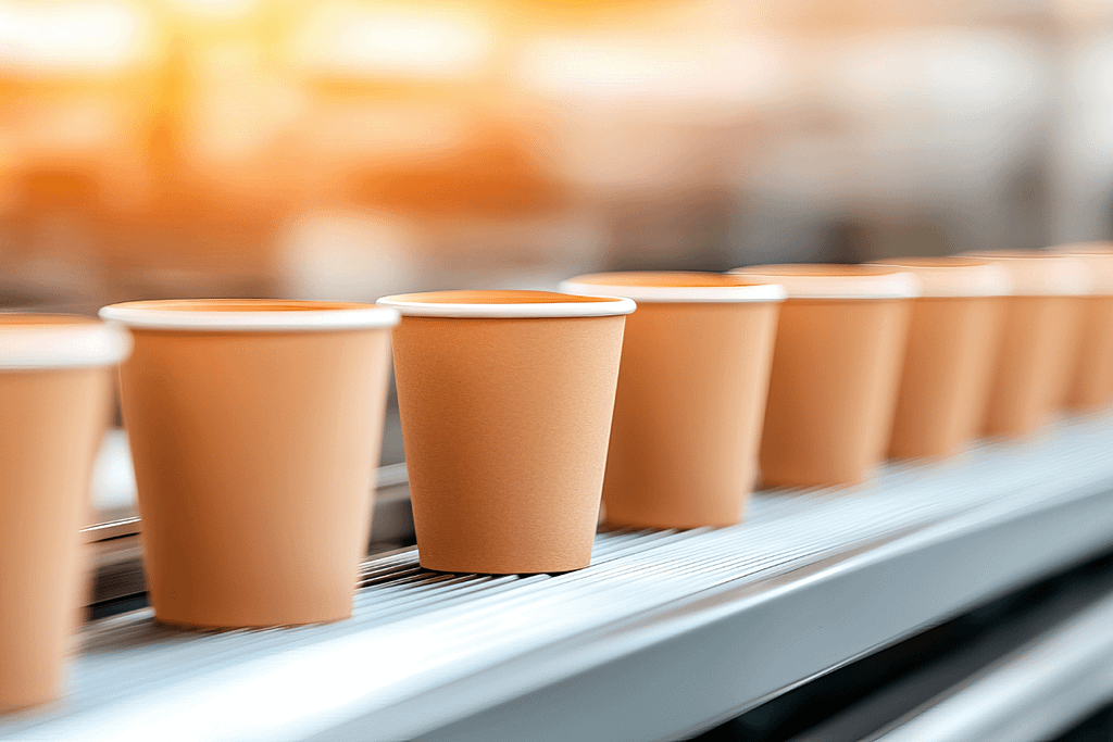 Bicchieri biocompostabili, alternativa ecologica alla plastica.