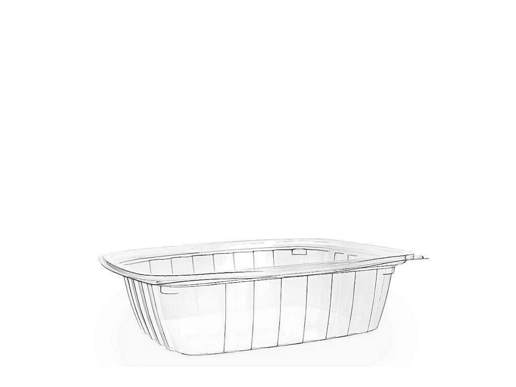 Vaschette di plastica biodegradabile