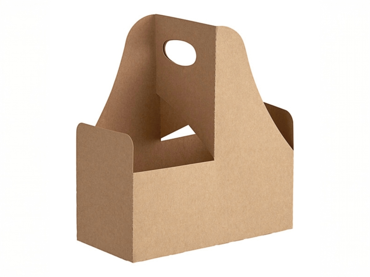 Porta bicchieri in cartoncino riciclato, compostabili e resistenti. Ideali per bar, eventi, catering e uffici. Disponibili in vari formati.