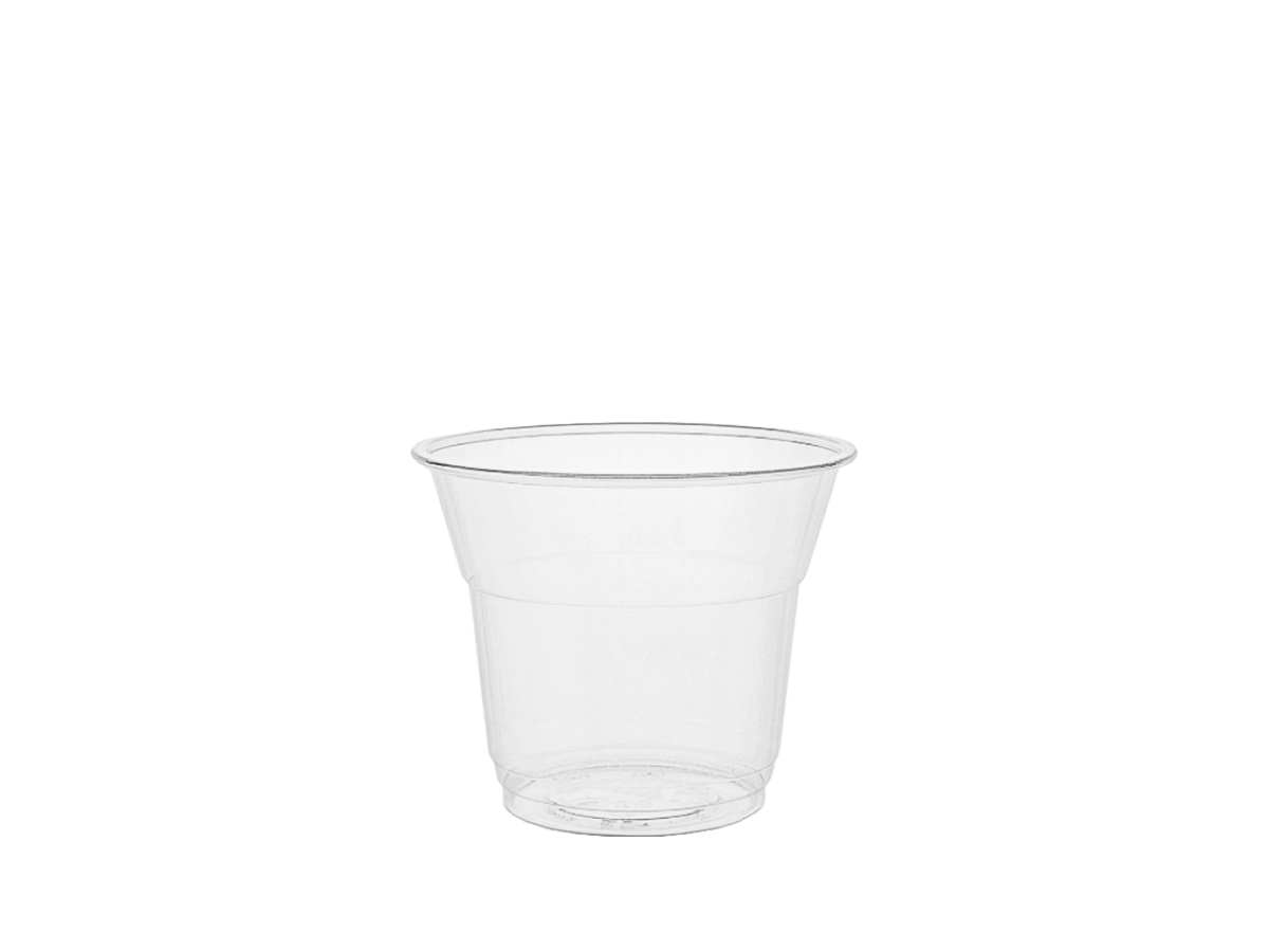 Bicchieri di plastica piccoli compostabili in PLA, ideali per shot, liquori ed eventi. Eleganti, resistenti e certificati per un servizio sostenibile.