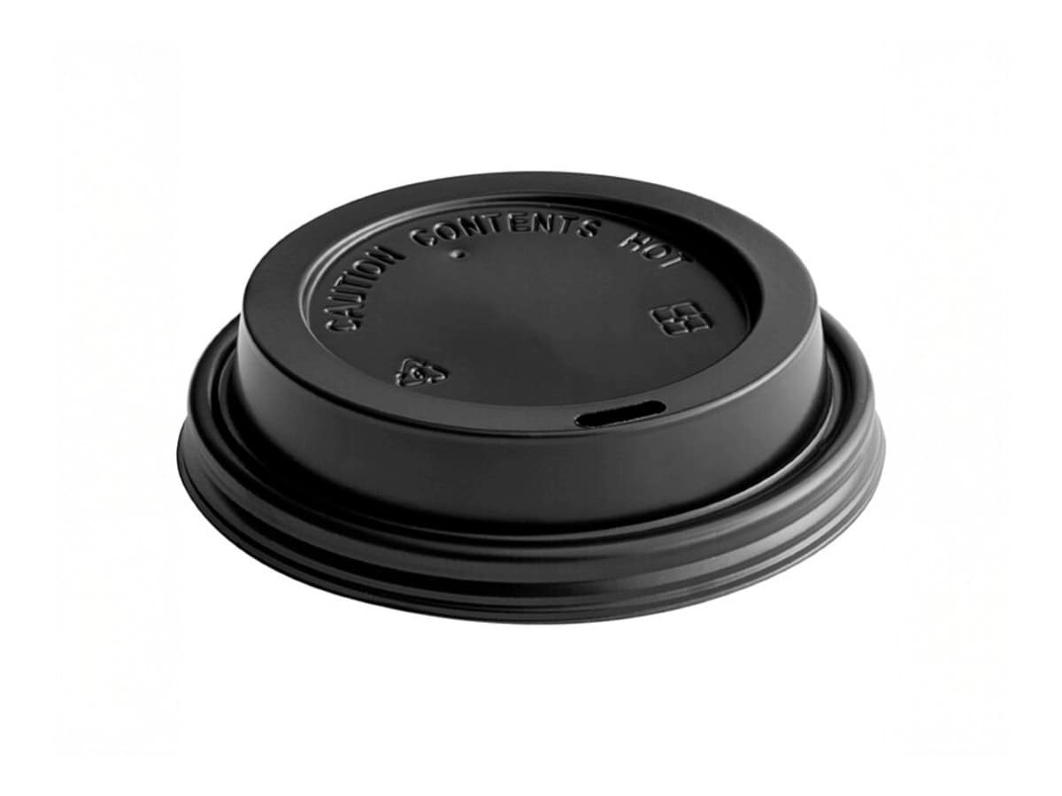 Couvercles compostables pour gobelets chauds et froids, en CPLA, PLA ou carton, pour un service à emporter sécurisé et durable.