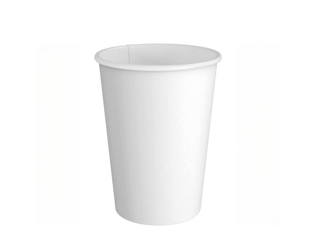 Gobelets en papier compostables pour boissons chaudes et froides.