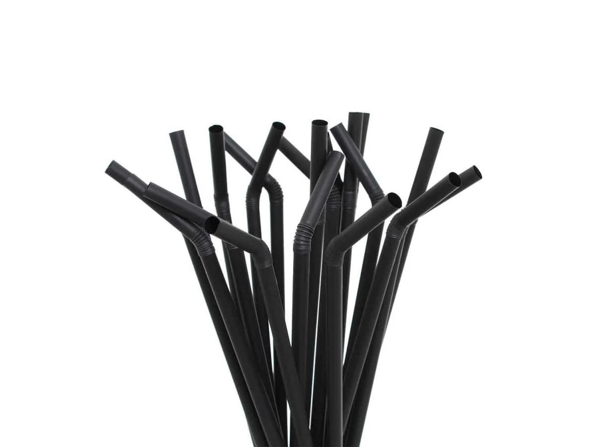 Pailles compostables en papier et bioplastique, idéales pour boissons froides et service écologique.