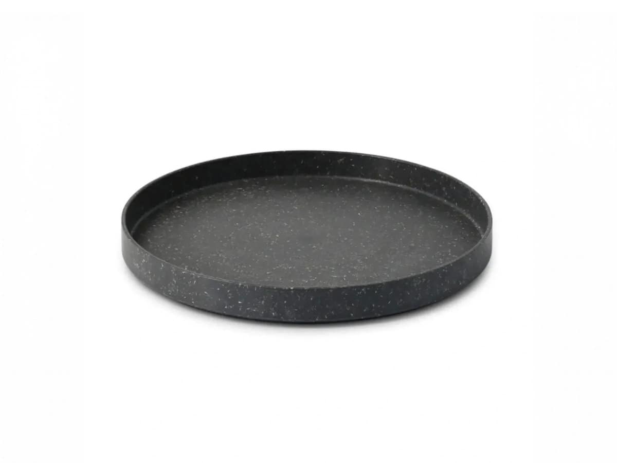 Assiettes réutilisables en plastique rigide écologique, durables et lavables au lave-vaisselle