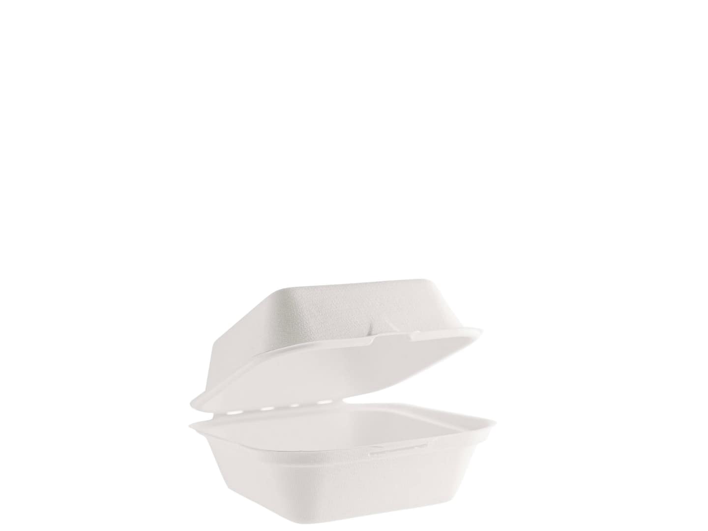 Conteneurs à hamburgers compostables en carton kraft ou pulpe : emballage durable pour la vente à emporter