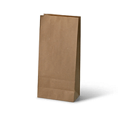10 Sacchetti Regalo In Carta Kraft Con Finestra E Manici – 18x13x25 Cm – Per Feste, Shopping, Bomboniere