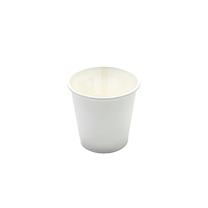 Tasse à café jetable en carton et PLA biodégradable, 75 ml, lot de 100.