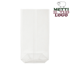 Sacs transparents personnalisés en Natureflex™ 20x6x5 cm 1000 pcs