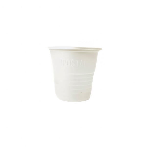 Bicchieri bianchi compostabili da 80 ml per caffè ed espresso, confezione da 4200 pezzi