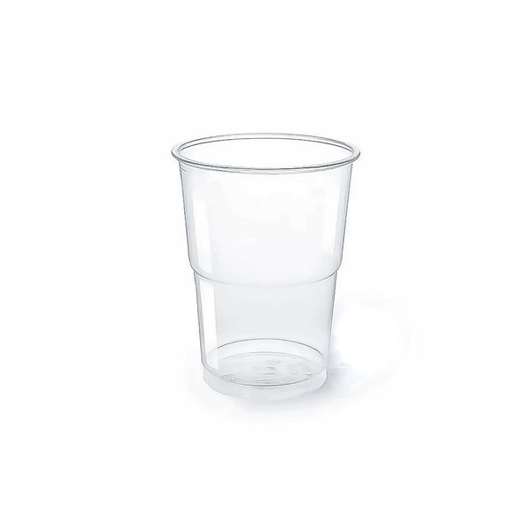 Bicchieri compostabili trasparenti 300 ml 140 pz per uso alimentare eco-friendly