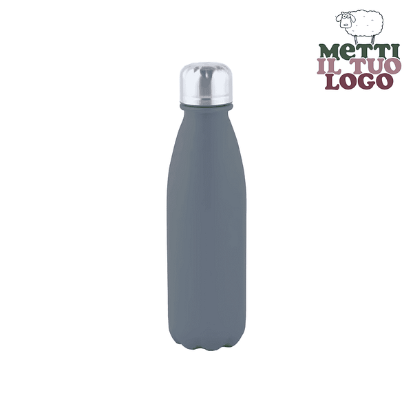 Borraccia 500 ml personalizzata in alluminio nero
