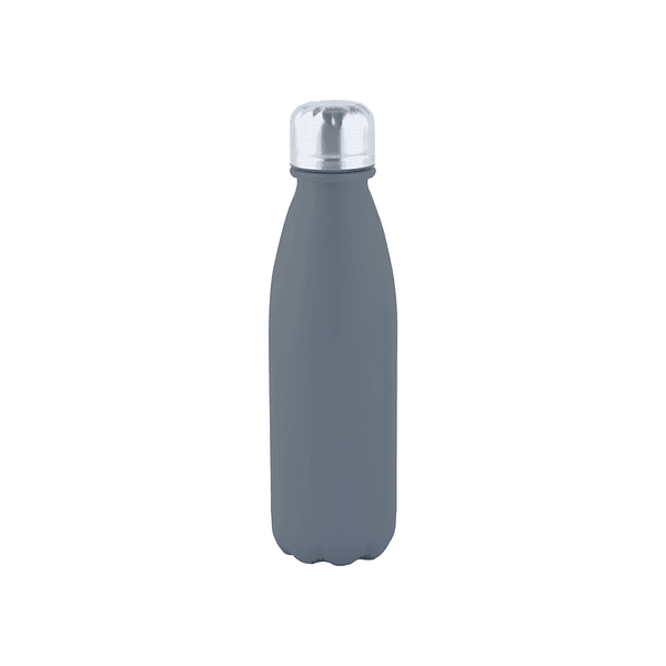 Borraccia in alluminio e acciaio nera 500 ml
