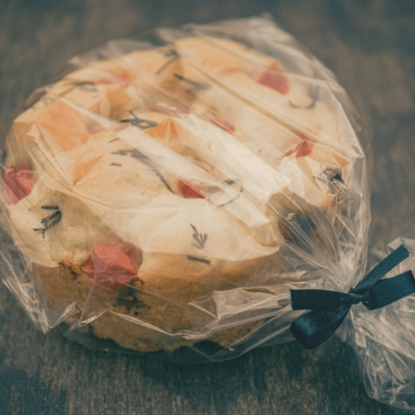 Bustine personalizzate trasparenti compostabili Natureflex 11+6x34 cm - Packaging ecologico e personalizzabile