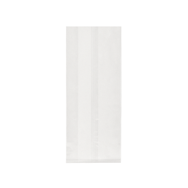 Bustine trasparenti biodegradabili Natureflex dimensioni 120 più 70 per 380 mm, confezione da 100 pezzi.