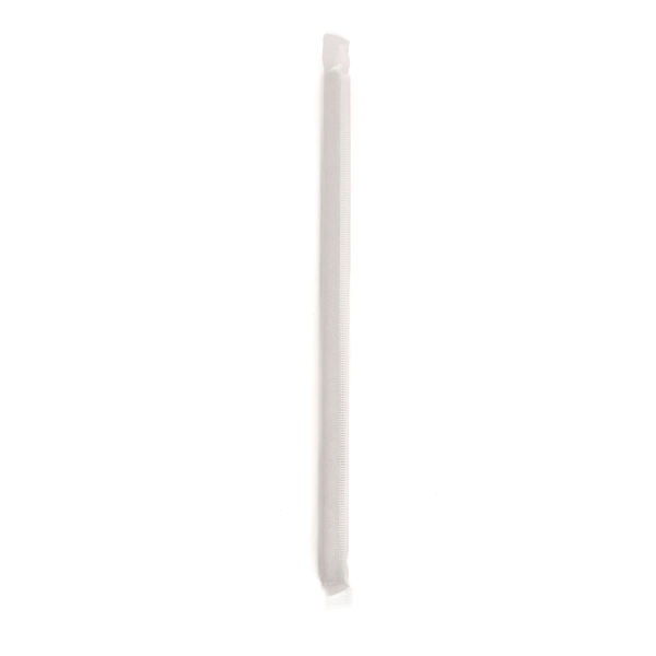 Cannucce carta imbustate avana 6x210 mm, 500 pezzi, compostabili.