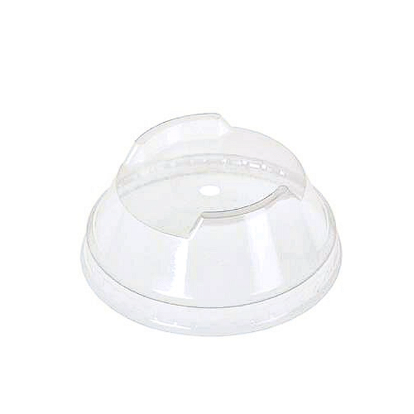 Coperchi a cupola compostabili in PLA per bicchieri da 200-300 ml, confezione da 100 pez