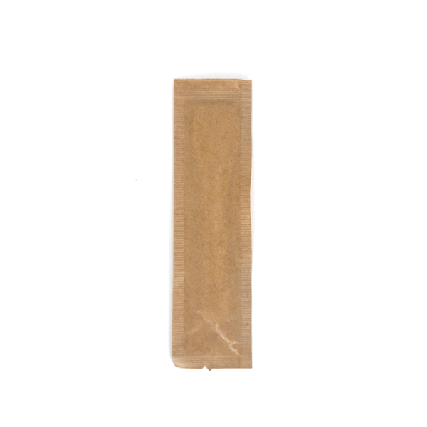 Cucchiaino compostabile imbustato per gelato, 9,5 cm, confezione da 250 pezzi.