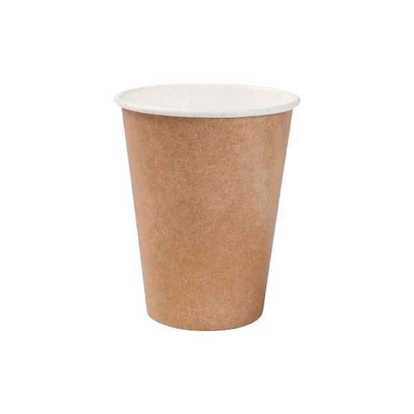 Gobelets biodégradables kraft et PLA 240 ml - Pack de 100