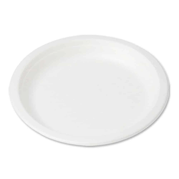Piatti polpa cellulosa e bioplastica cm 22 ø