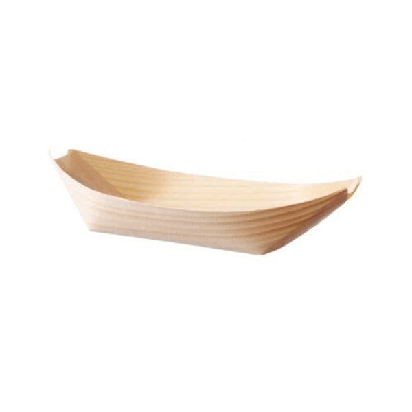 Piattini in legno per stuzzichini 9,5 cm