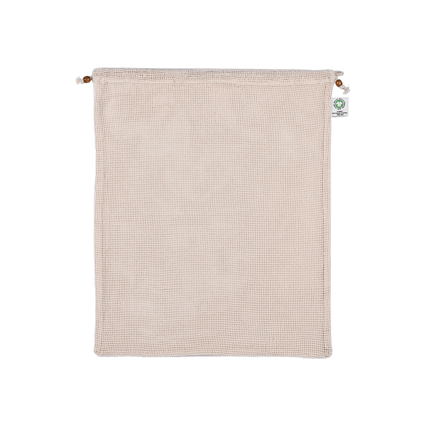 Sacca cotone biologico a rete 40x50 cm