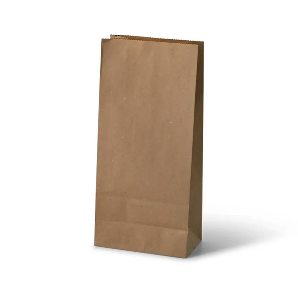Sacchetti carta kraft avana 11x6x22.5 cm, confezione 1000 pezzi.