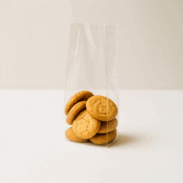 Sacchetti ecologici personalizzati Natureflex trasparenti 20x6x5 cm