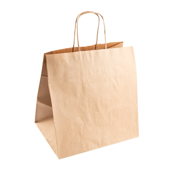Shopper avana manici carta ecologica 26+20x27 cm